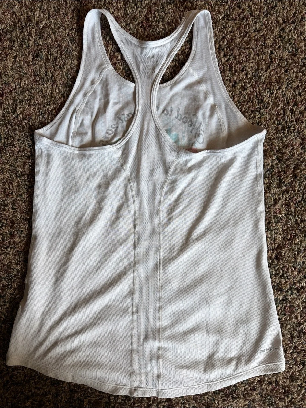 Nike White Hood to Coast 2015 Racerback Tank